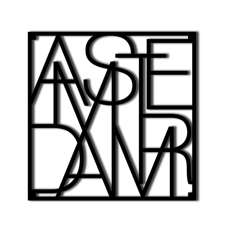 MEN AT WORK City Trivet gryteunderlag Amsterdam | Skandinavisk Design | Gryteunderlag | Svart