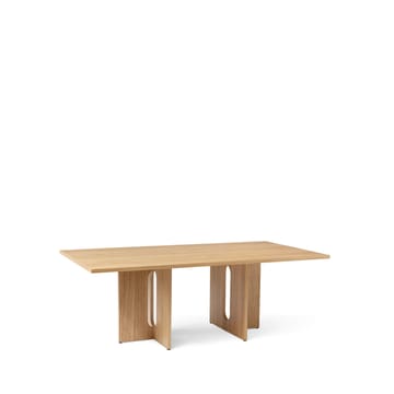 Androgyne Rectangular spisebord - natural oak, 210 x 100 cm - MENU
