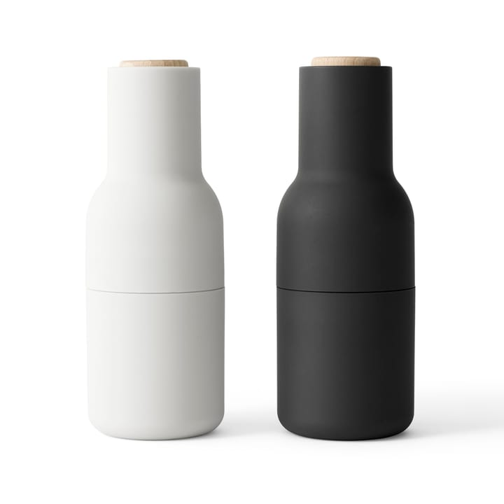 Bottle Grinder salt og pepperkvern - Ash-carbon (bøklokk) - MENU