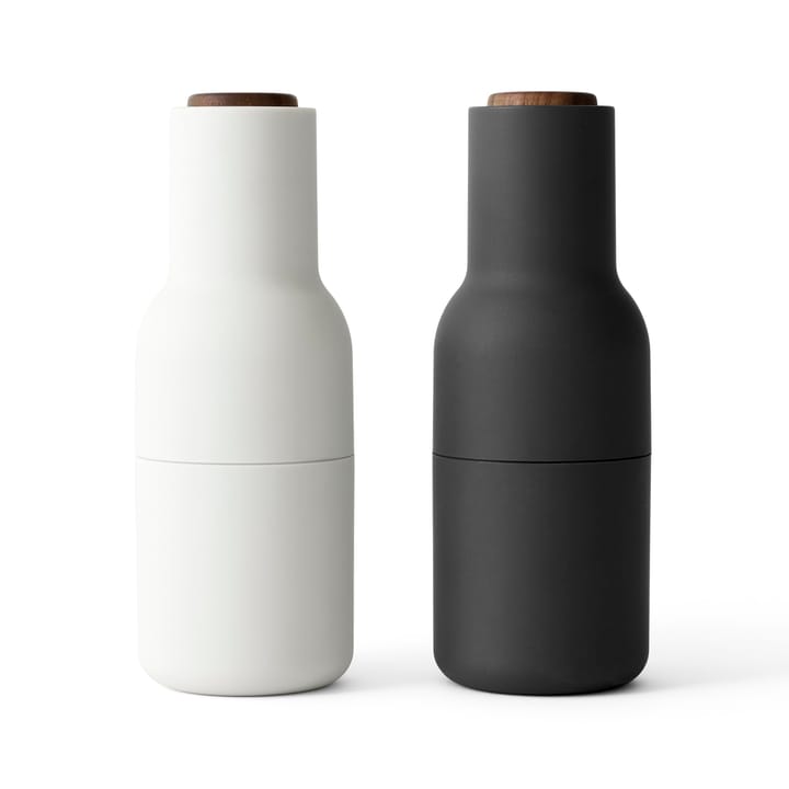 Bottle Grinder salt og pepperkvern - Ash-carbon (valnøttlokk) - MENU