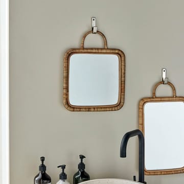 Baki speil med ramme 28x28 cm - Natur - Meraki