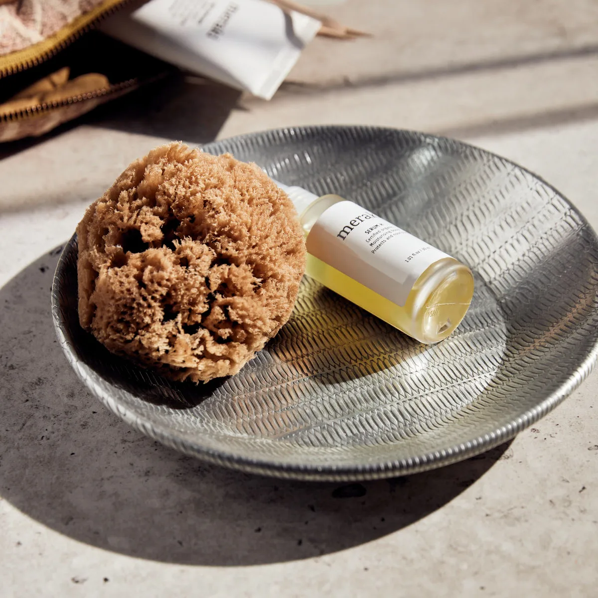 Malva fat Ø 20 cm, Antikksølv Meraki