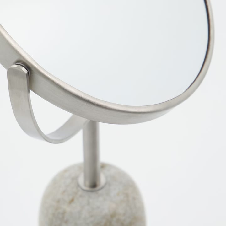 Marmor dobbeltsidig spegel, Beige Meraki