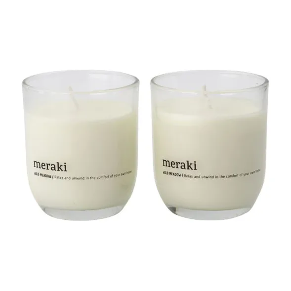 Meraki duftlys 22 timer 2-pakning, Wild meadow Meraki