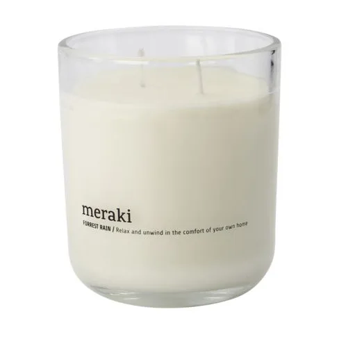Meraki duftlys 60 timer, Forest rain Meraki
