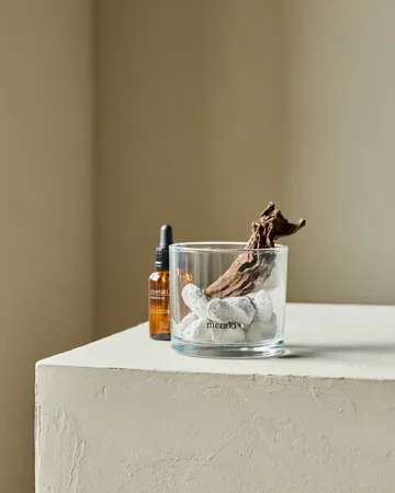 Meraki duftspreder lavastein og tre inkl. olje - Herbal calm, Hvit - Meraki