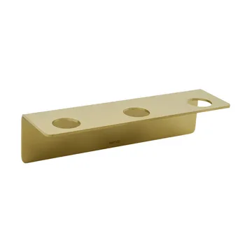 Meraki flaskehenger - Børstet messingfinish, for 3 flasker - Meraki