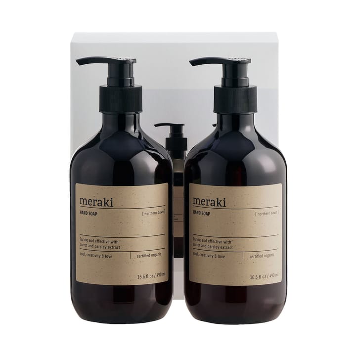 Meraki gavesett håndsåpe 490 ml 2-pakning, Northern dawn Meraki