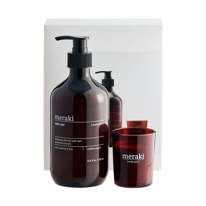 Meraki gavesett håndsåpe og duftlys - Everyday pampering - Meraki