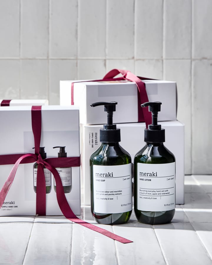 Meraki gavesett, håndsåpe og håndkrem, Anti-odour Meraki