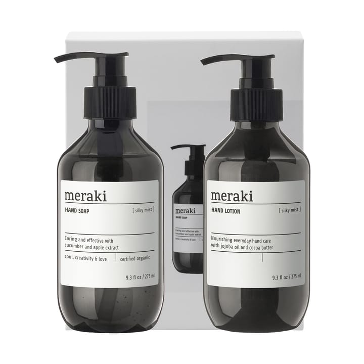 Meraki gavesett, håndsåpe og håndkrem - Silky Mist - Meraki