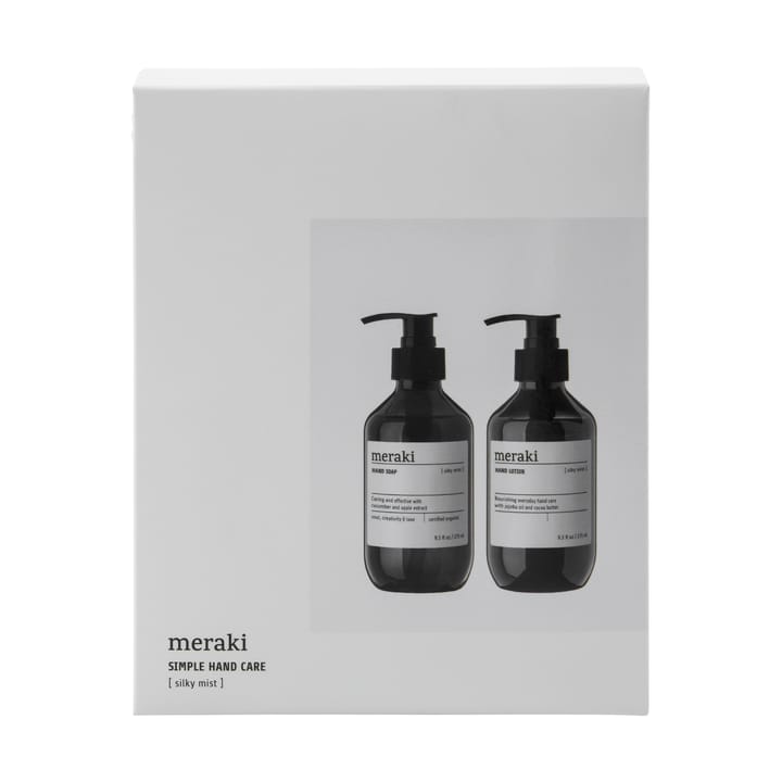 Meraki gavesett, håndsåpe og håndkrem, Silky Mist Meraki