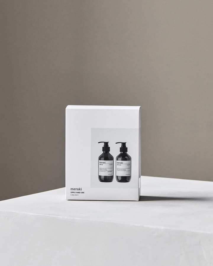 Meraki gavesett, håndsåpe og håndkrem, Silky Mist Meraki