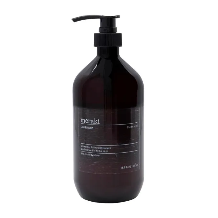 Meraki oppvaskmiddel 1000 ml, Herbal nest Meraki