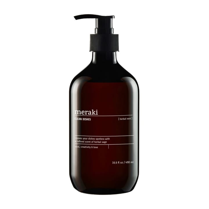 Meraki oppvaskmiddel 490 ml - Herbal nest - Meraki