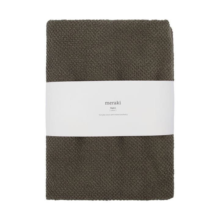 Solid håndkle 50x100 cm 2-pakning, Army Meraki