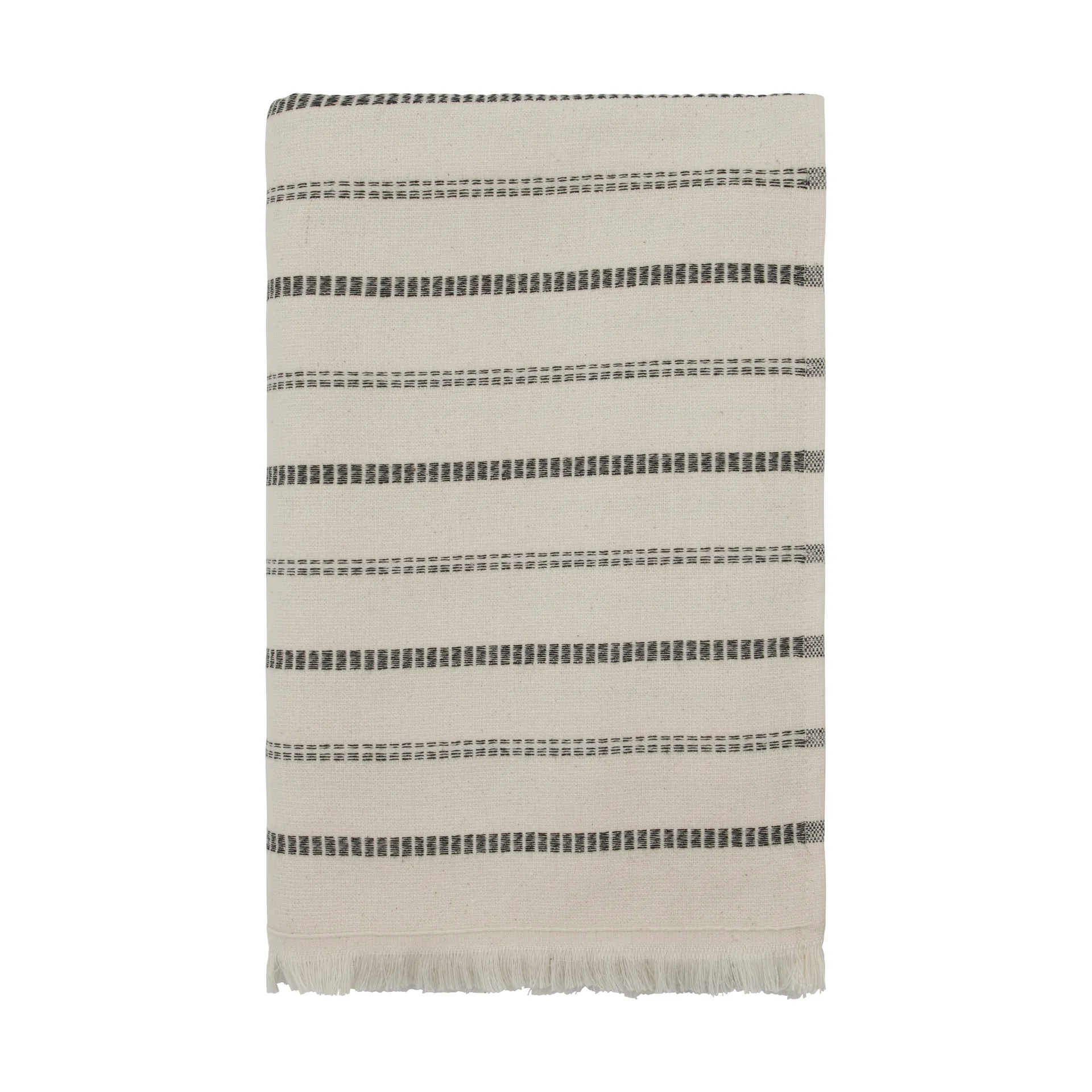 True badehåndkle, Off-White-svart, 70x140 cm Meraki