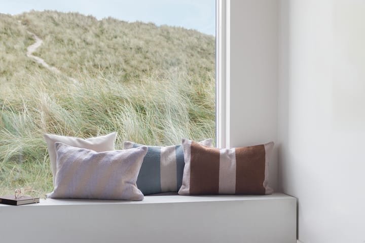 Across kelim putetrekk, Light grey, 40x60 cm Mette Ditmer