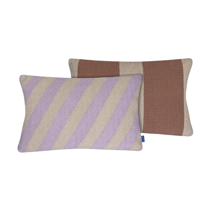 Across kelim putetrekk, Light lilac, 40x60 cm Mette Ditmer