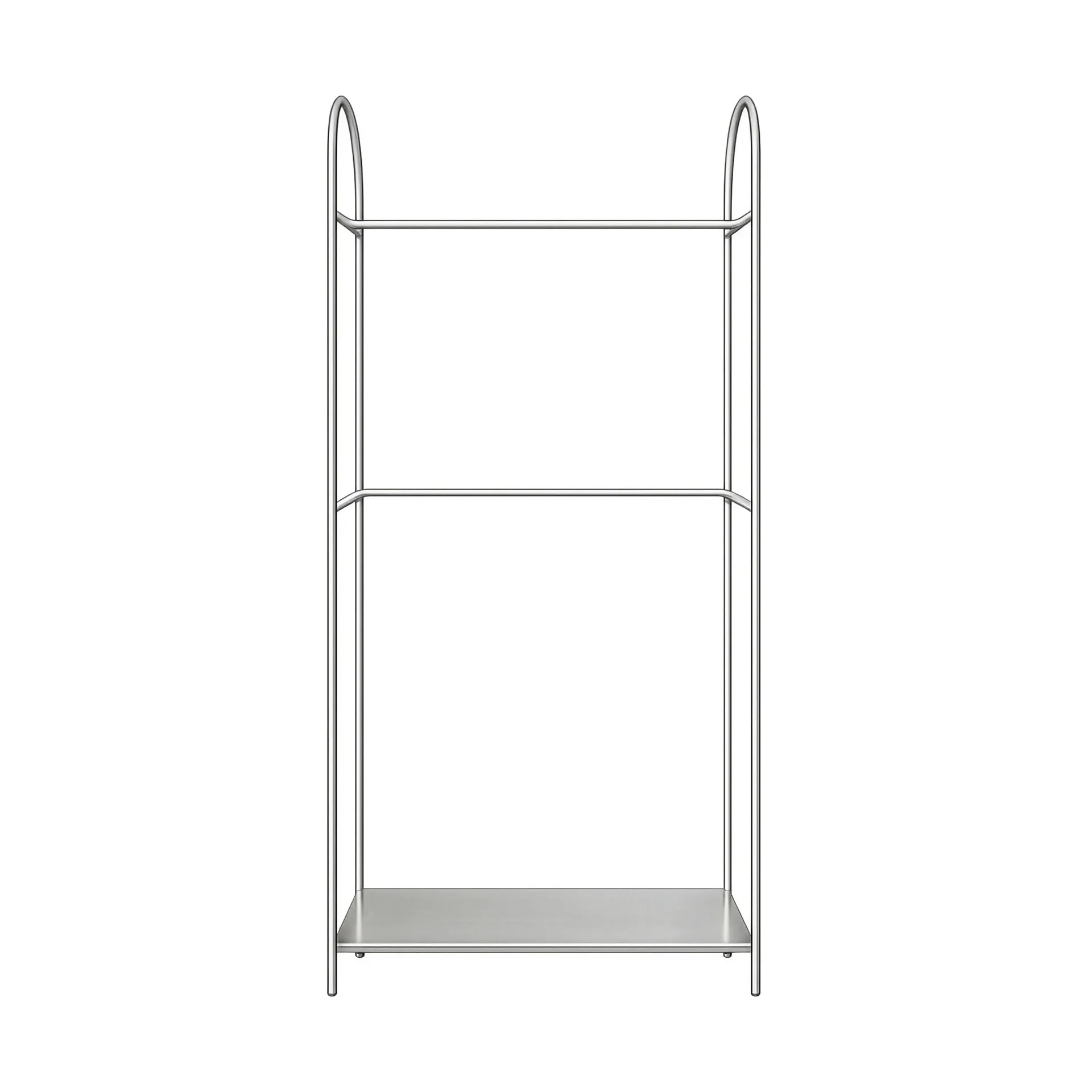 Arch klesstativ, Sølvfarget, 39x92x186 cm Mette Ditmer
