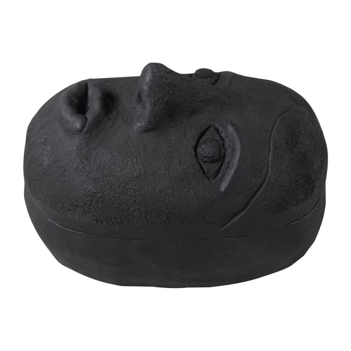 Art piece face eske 9 x 12 cm, Black Mette Ditmer