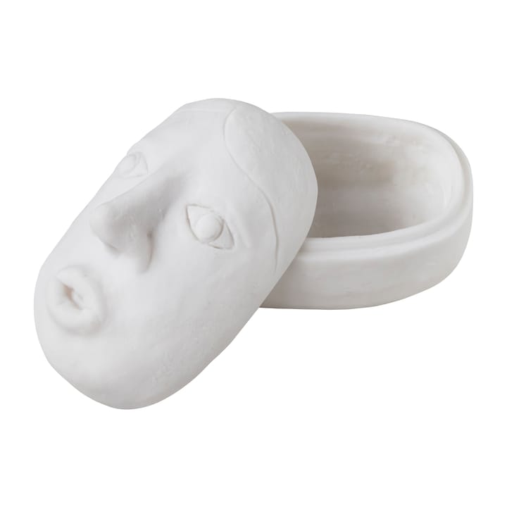 Art piece face eske 9 x 12 cm - Offwhite - Mette Ditmer