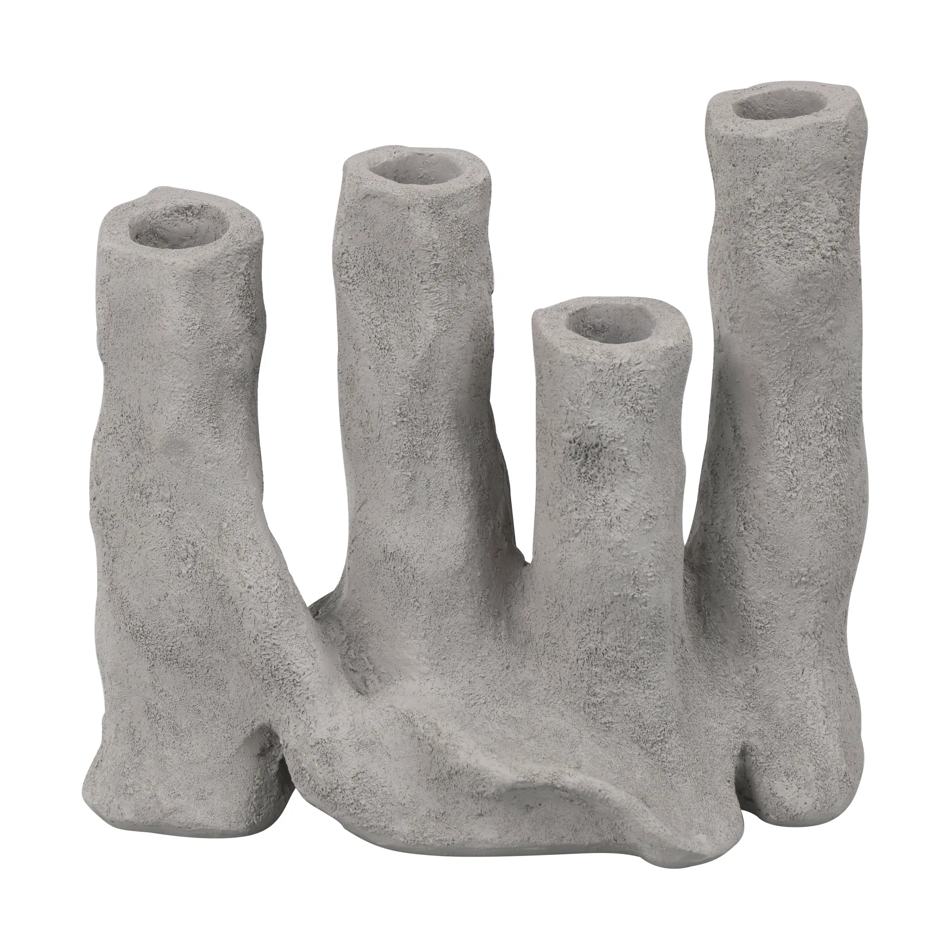 Art Piece Four lysestake, Light grey Mette Ditmer