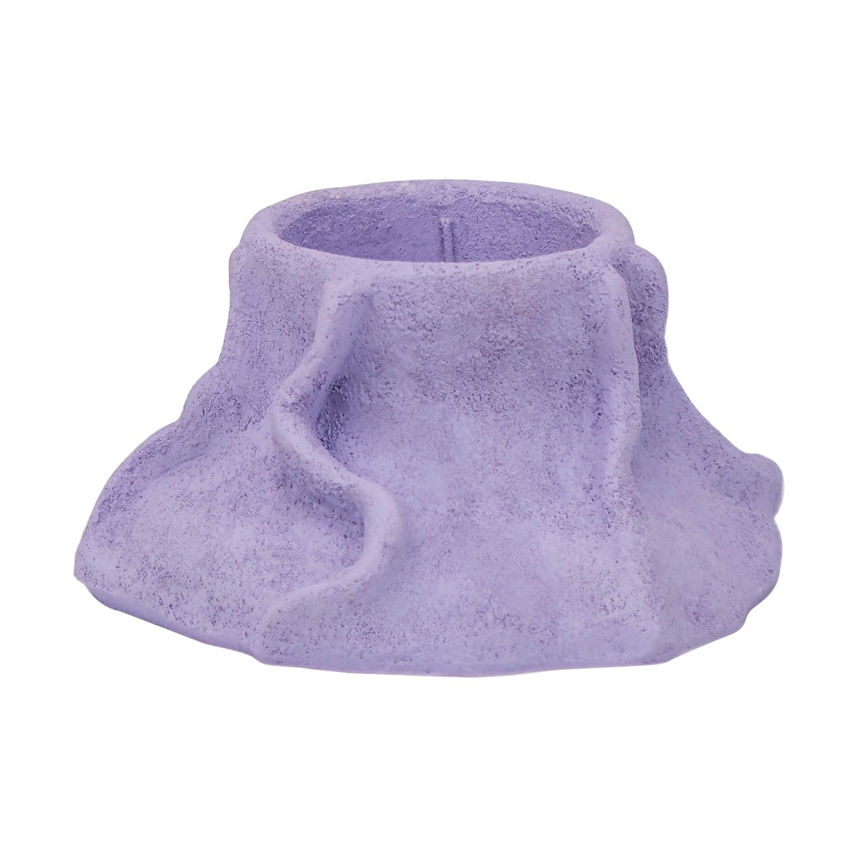 Mette Ditmer Art Piece lava lysestake Ø 12,5 cm Ligh lilac