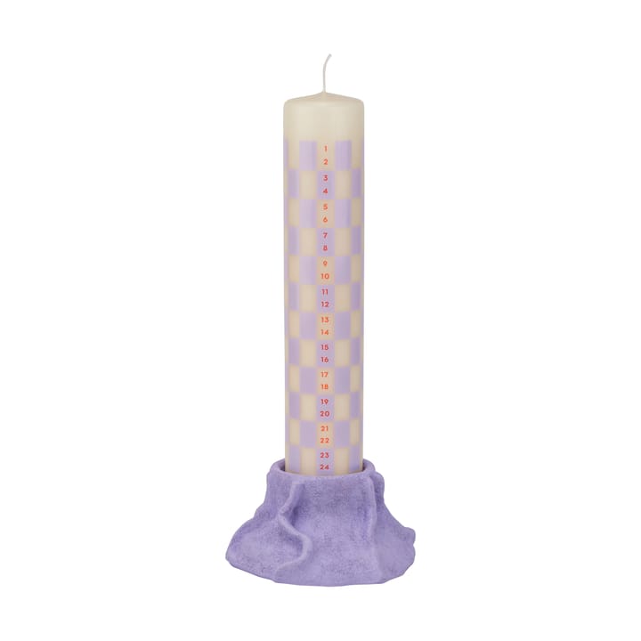 Art Piece lava lysestake Ø 12,5 cm, Ligh lilac Mette Ditmer