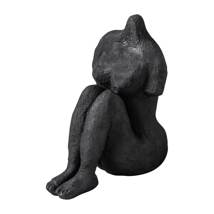 Art piece sittende kvinne 14 cm - Black - Mette Ditmer