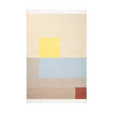 Brick pledd 125x190 cm - Light yellow - Mette Ditmer