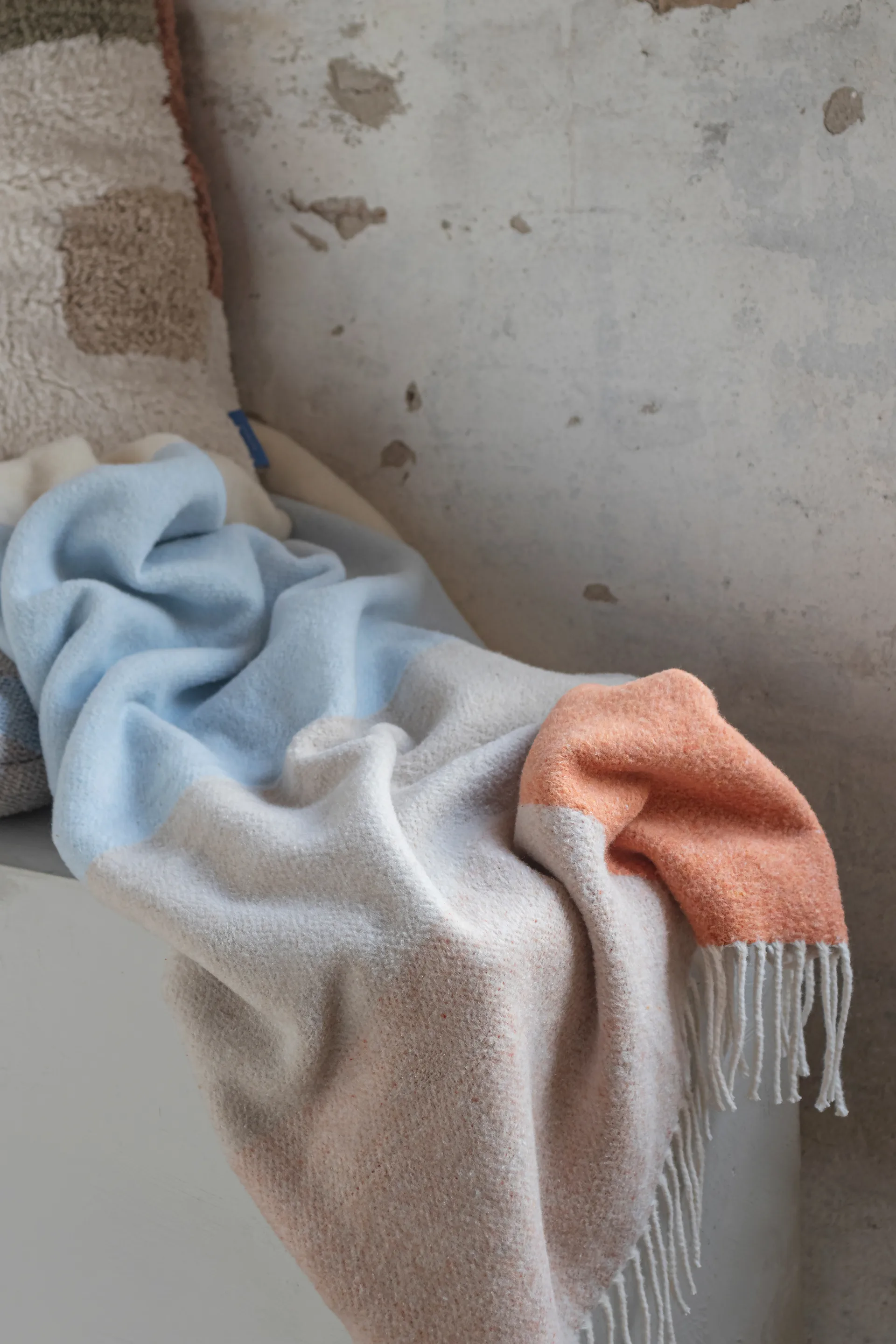 Brick pledd 125x190 cm, Light yellow Mette Ditmer