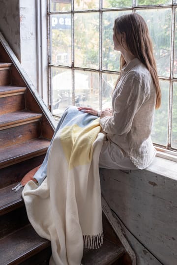 Brick pledd 125x190 cm - Light yellow - Mette Ditmer
