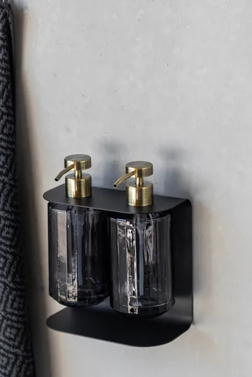 Carry vegghengt holder dobbel - Black - Mette Ditmer