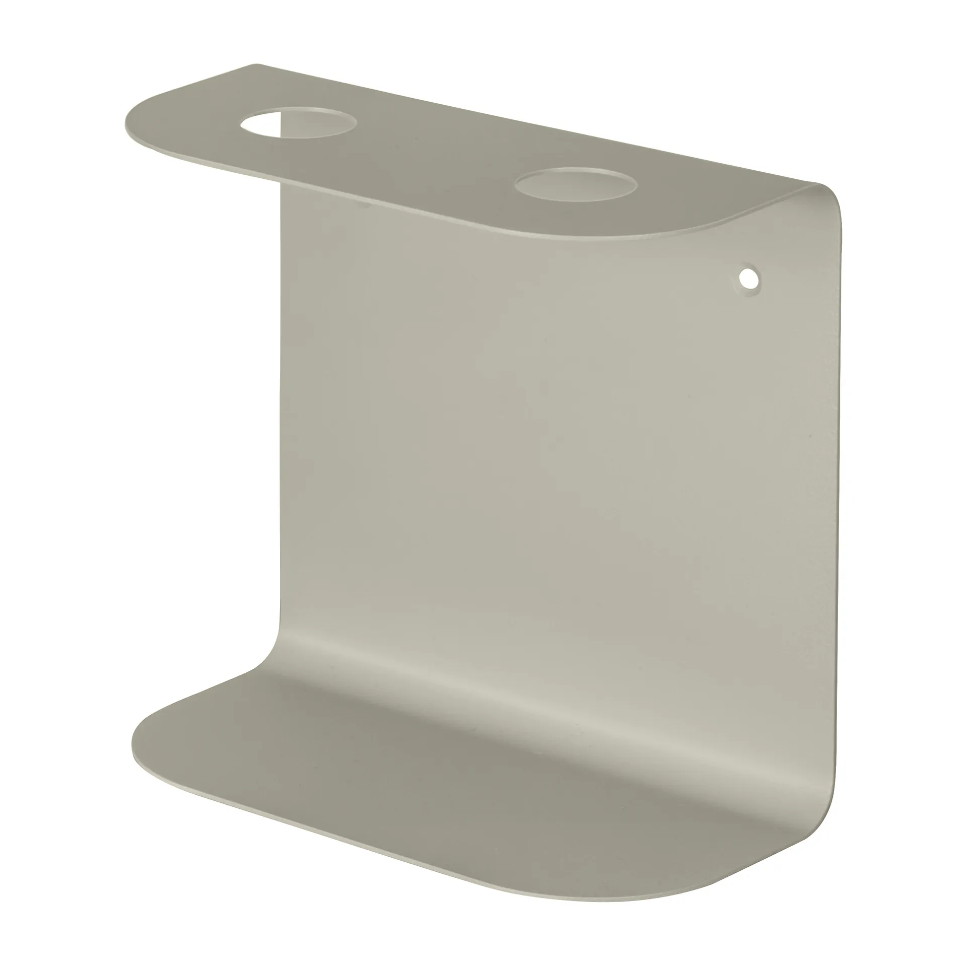 Carry vegghengt holder dobbel, Sand grey Mette Ditmer