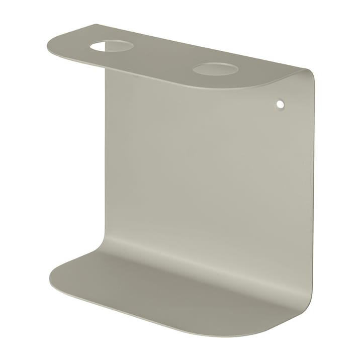 Carry vegghengt holder dobbel - Sand grey - Mette Ditmer