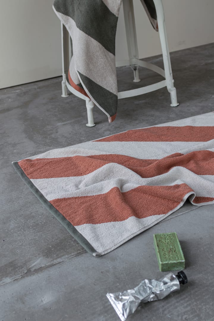 Diagonal baderomsmatte 50x80 cm, Brick Mette Ditmer