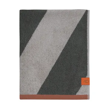 Diagonal gjestehåndkle 40x55 cm 2-pakning - Dark olive - Mette Ditmer