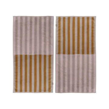 Disorder gjestehåndkle 2-pakning - Powder rose - Mette Ditmer