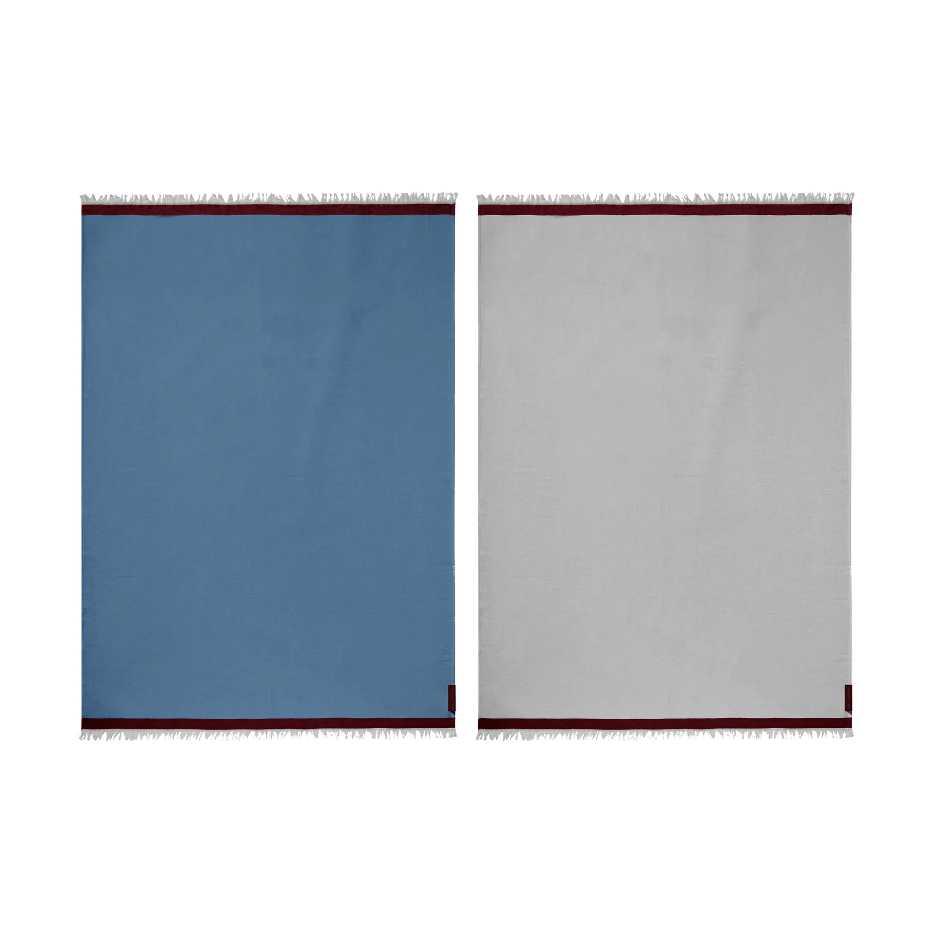 Duet pledd, Blue-Beige (blå-beige), 130x175 cm Mette Ditmer