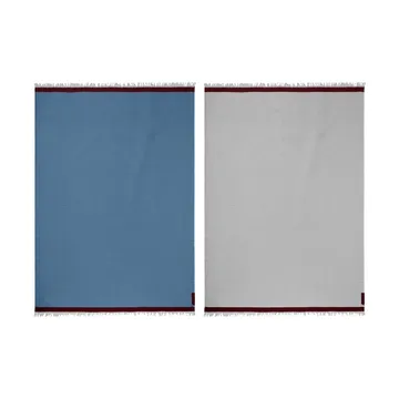 Duet pledd - Blue-Beige (blå-beige), 130x175 cm - Mette Ditmer