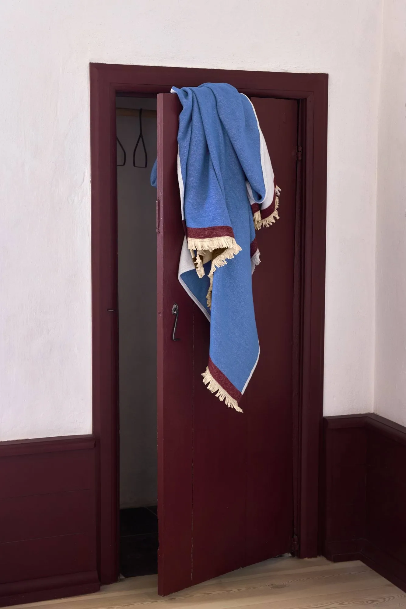 Duet pledd, Blue-Beige (blå-beige), 130x175 cm Mette Ditmer