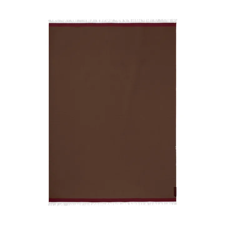 Duet pledd - Brown-Beige (brun-beige), 130x175 cm - Mette Ditmer