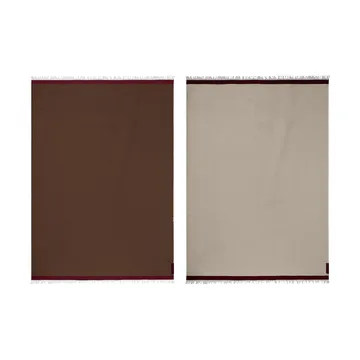 Duet pledd - Brown-Beige (brun-beige), 130x175 cm - Mette Ditmer