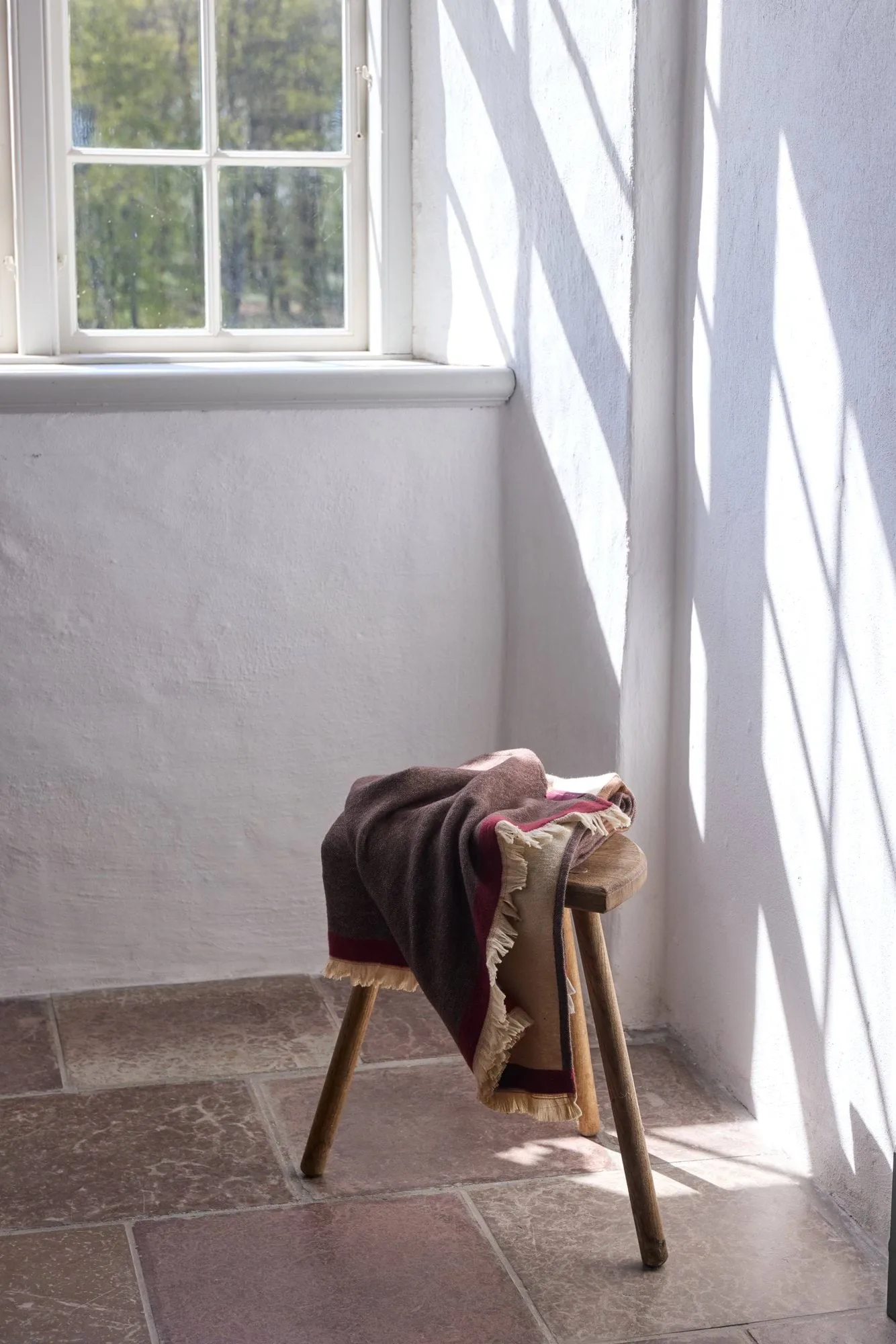 Duet pledd, Brown-Beige (brun-beige), 130x175 cm Mette Ditmer