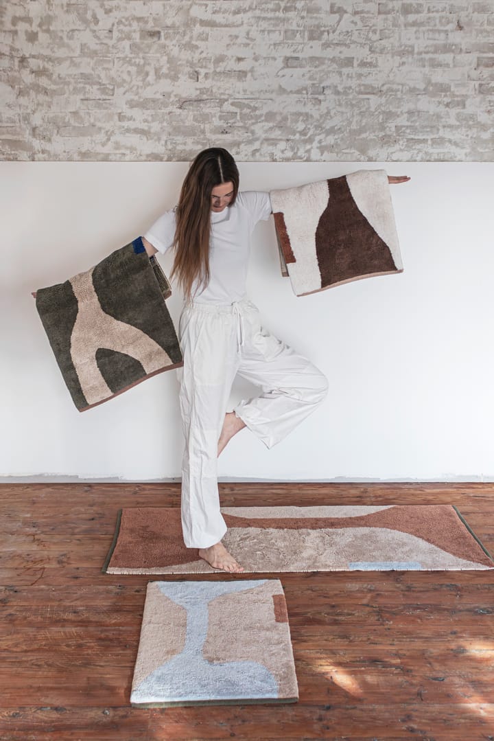 Figura teppe, Brown, 50x80 cm Mette Ditmer