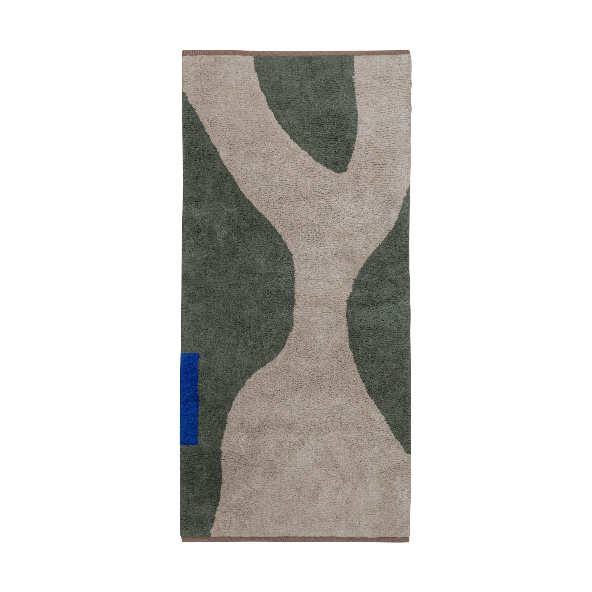 Figura teppe, Dark olive, 50x80 cm Mette Ditmer