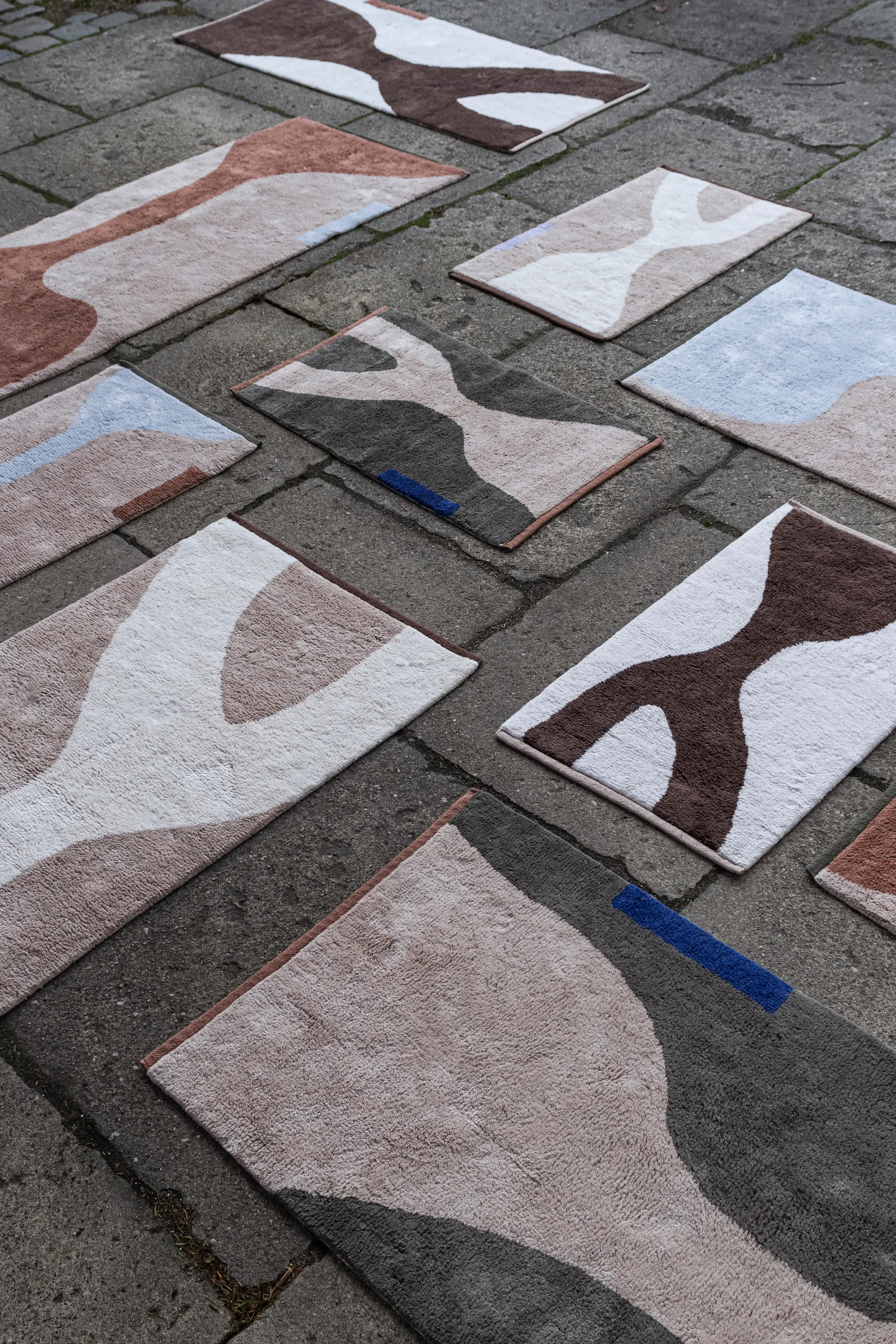 Figura teppe, Dark olive, 70x150 cm Mette Ditmer