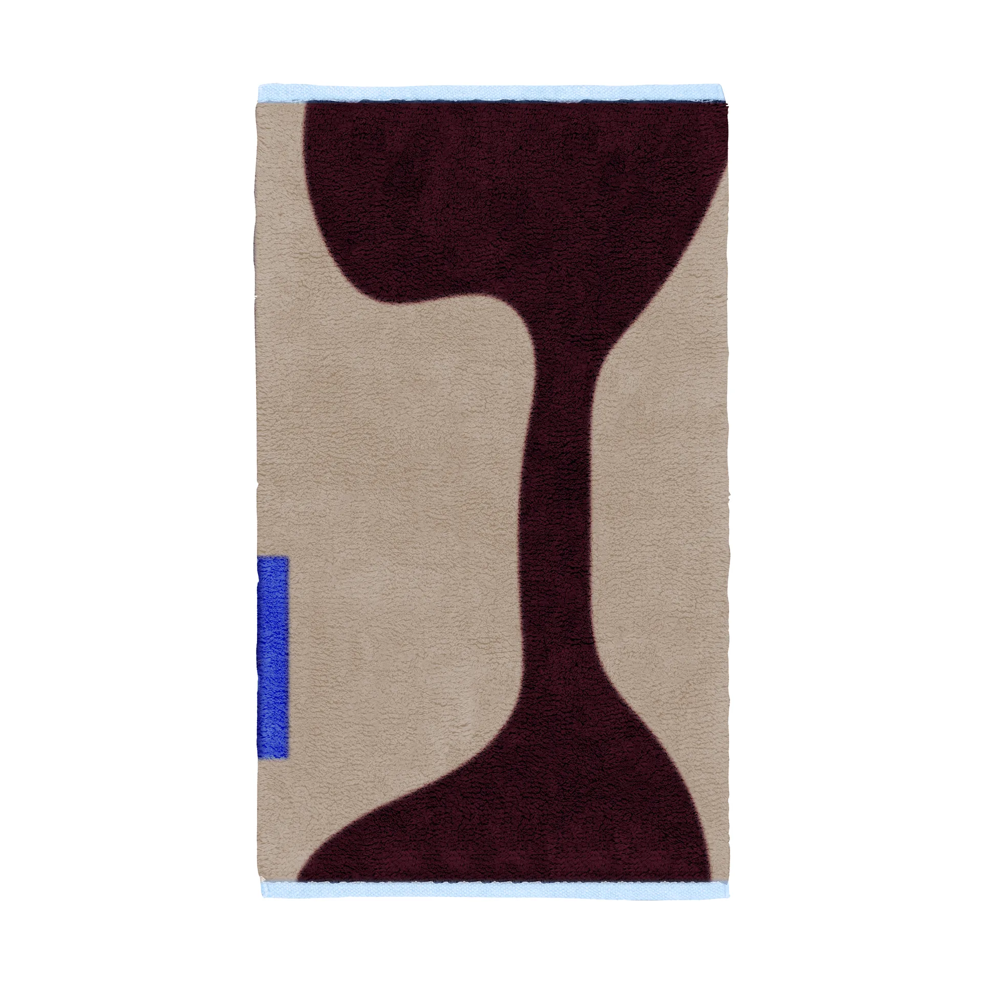 Figura teppe, Red-Beige, 50x80 cm Mette Ditmer