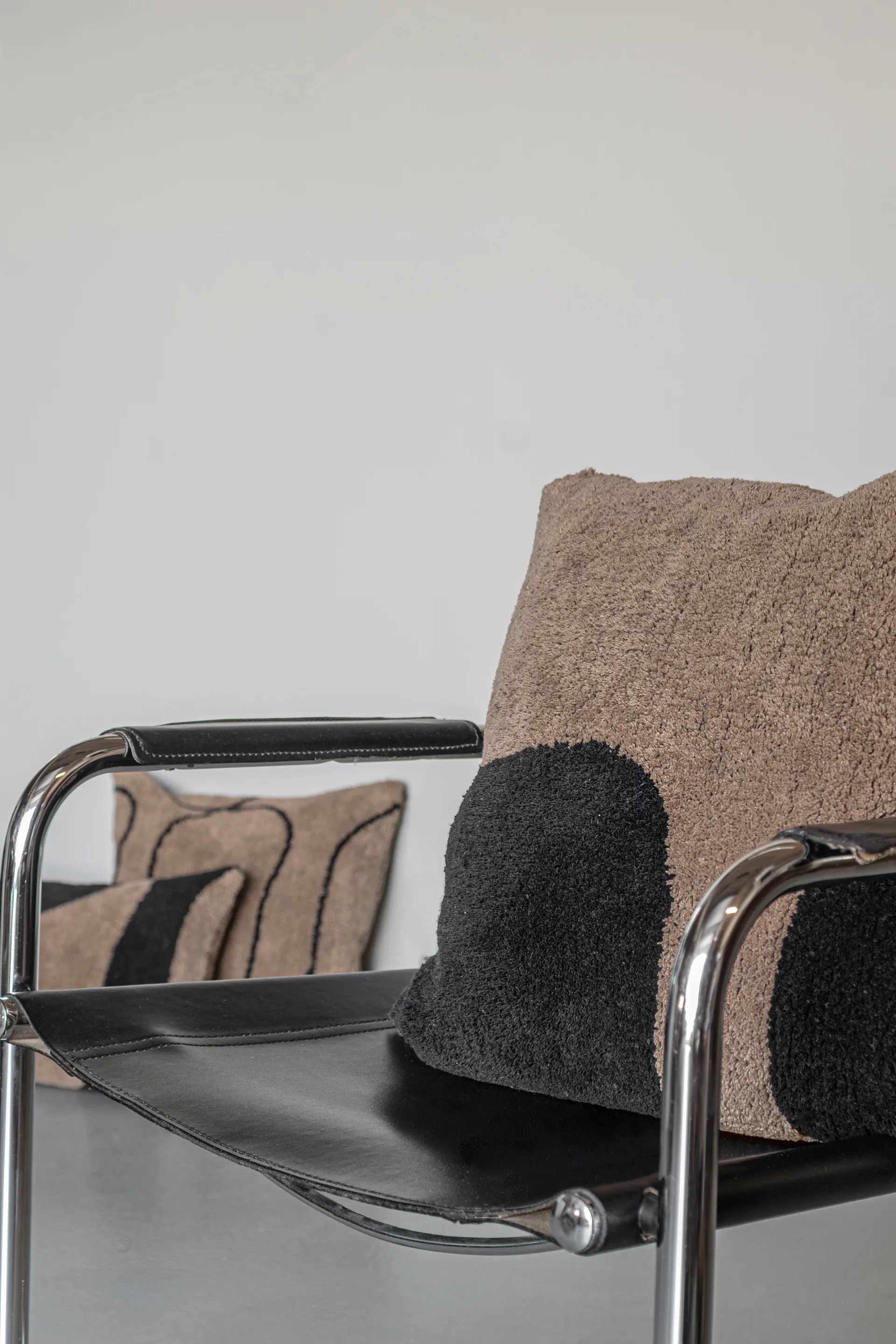 Figura tuftet putetrekk 50x50 cm, Brown Mette Ditmer